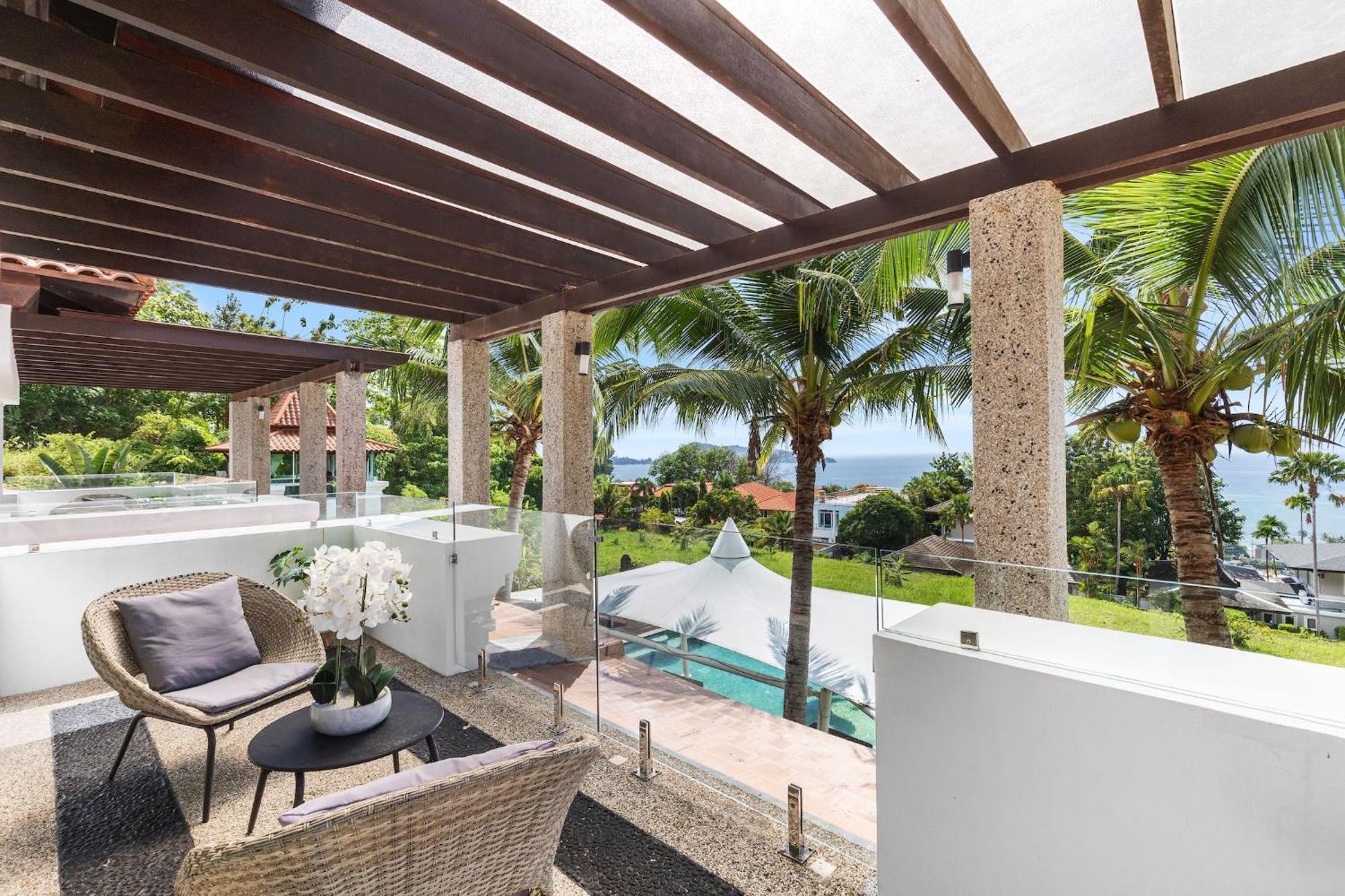 Biệt thự Spectacular Ocean Views 8br Pool Sawan In Patong! Relax & Play - Billiard, Table Football, Gym & Sauna!