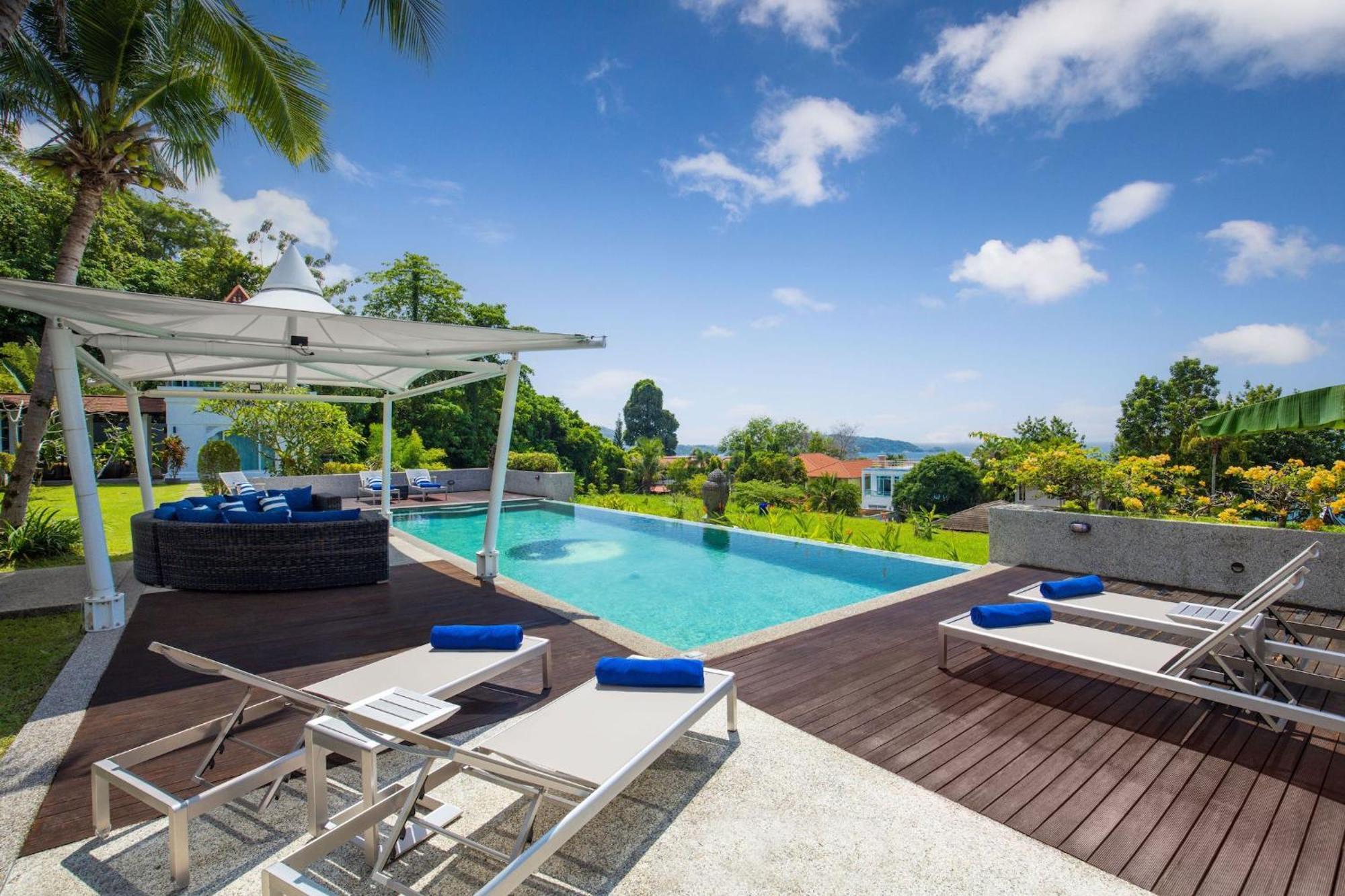 Spectacular Ocean Views 8br Pool Sawan In Patong! Relax & Play - Billiard, Table Football, Gym & Sauna! Biệt thự Patong