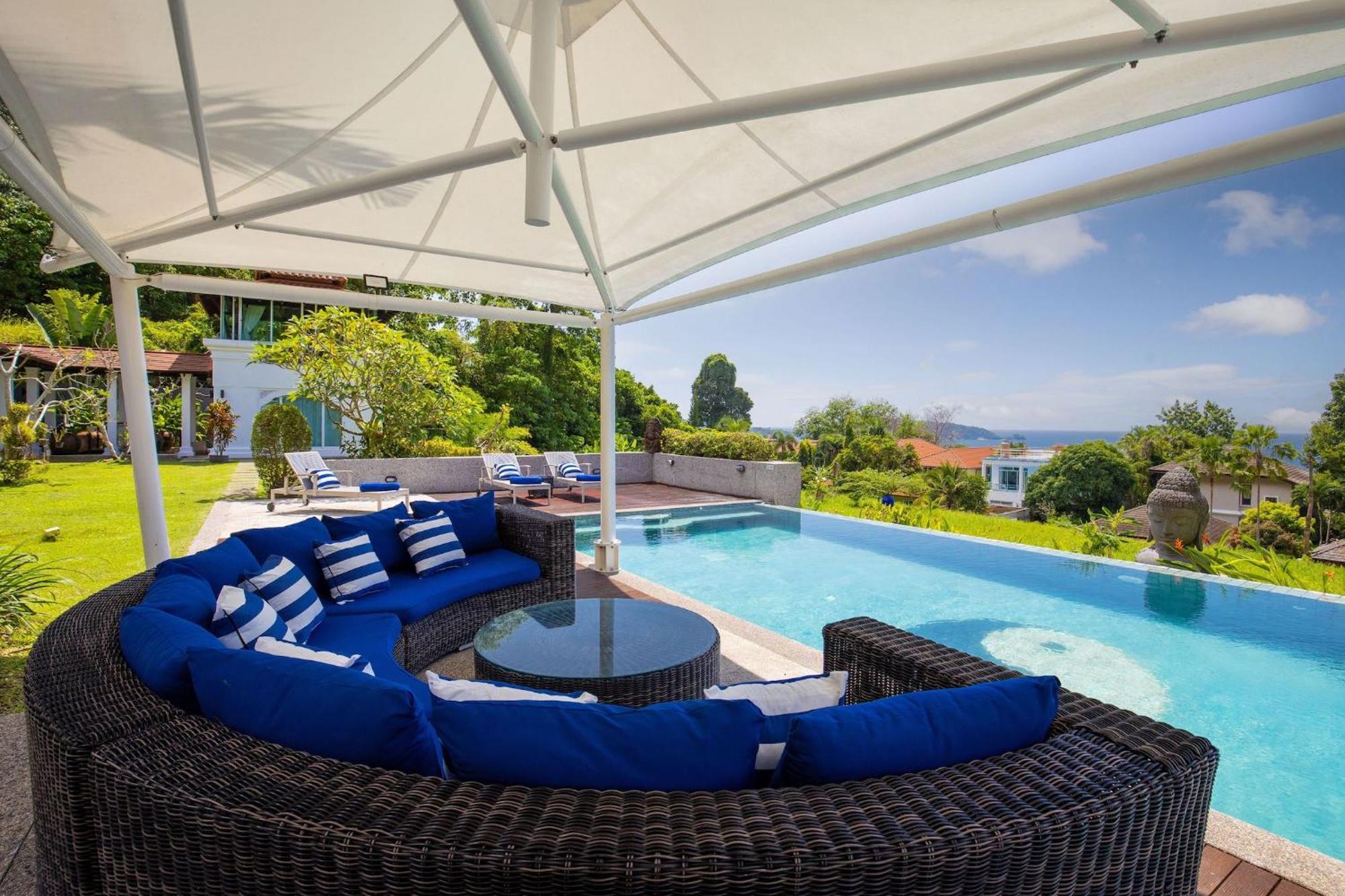 Biệt thự Spectacular Ocean Views 8br Pool Sawan In Patong! Relax & Play - Billiard, Table Football, Gym & Sauna! Patong