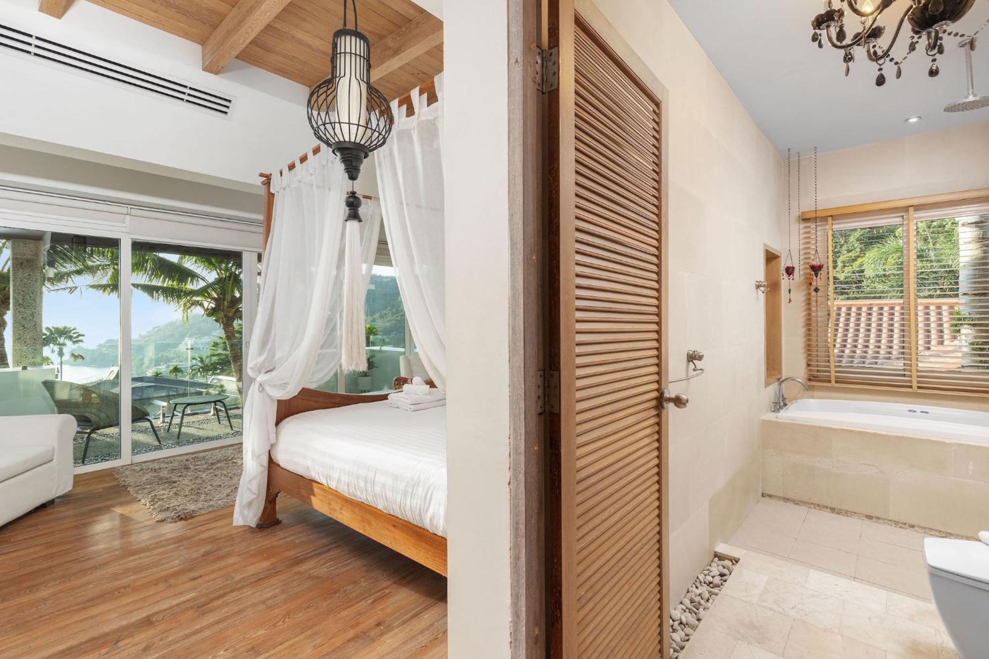 Spectacular Ocean Views 8br Pool Sawan In Patong! Relax & Play - Billiard, Table Football, Gym & Sauna! Biệt thự