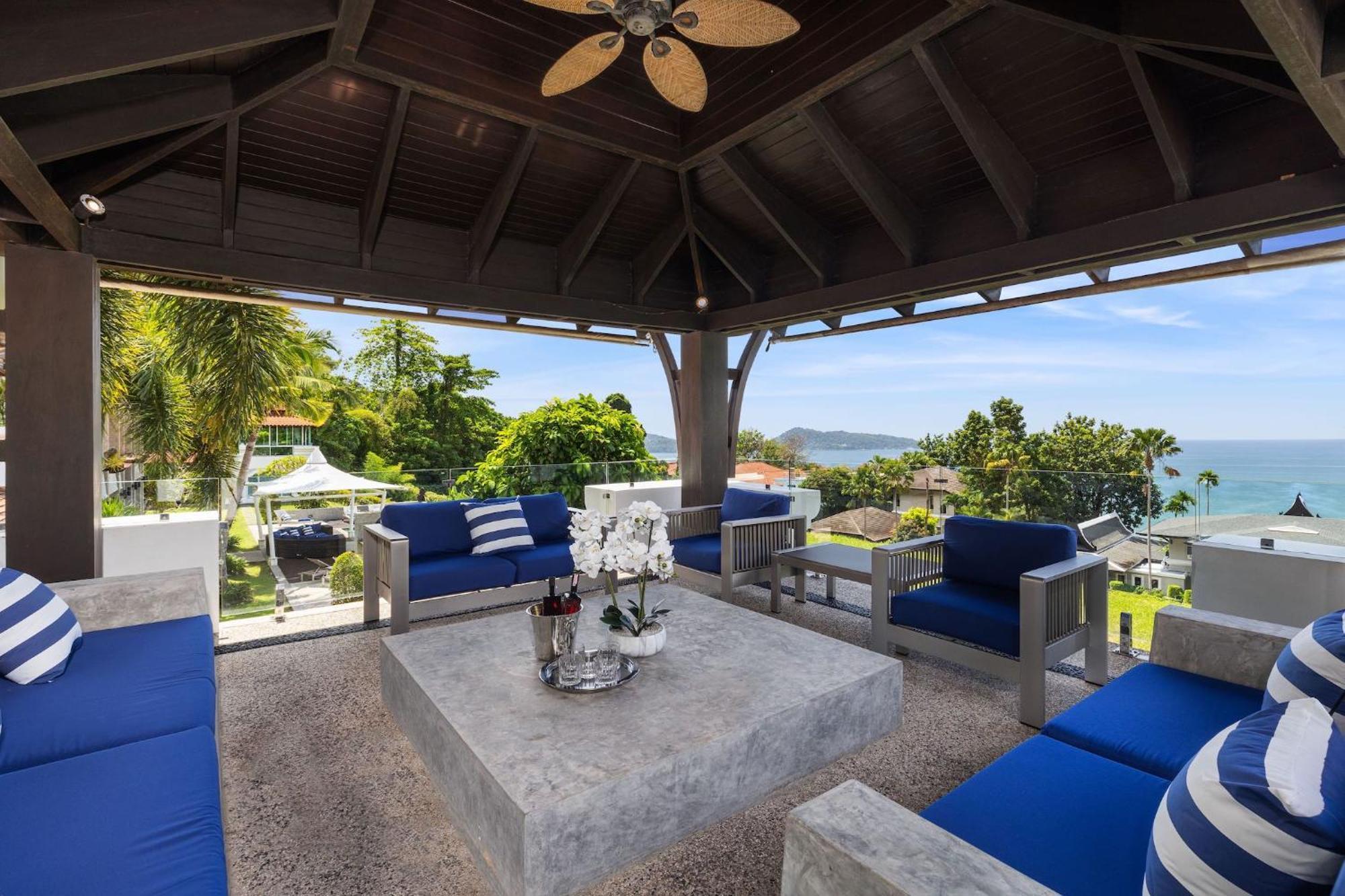 Biệt thự Spectacular Ocean Views 8br Pool Sawan In Patong! Relax & Play - Billiard, Table Football, Gym & Sauna! Patong
